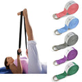 2025 New Style Adjustable Cotton D Ring Yoga Exercise Stretch Belt Band with Stretching Strap