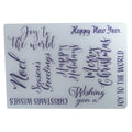 Plastic Template Craft Christmas Embossing Folders for Card Making and Scrapbooking