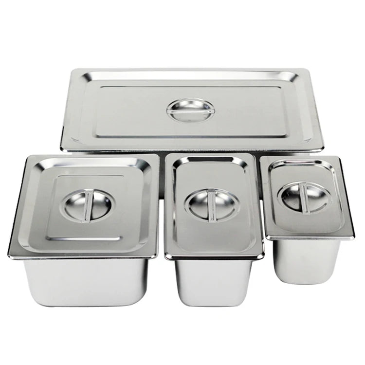 Kitchen Catering Equipment Non Stick Stainless Steel Food Gn Pan Serving Tray Pans