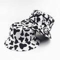 Hot Selling Cow Pattern Printed Reversible Bucket Hat New Double Sided Summer Outdoor Sun Hats for Men for Fishing Parties Daily