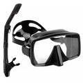 Frame Less Free Diving Snorkel Set Adult Scuba Diving Mask Tempered Glass Goggles Snorkel Kits Diving Mask