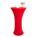 Modern Solid Plain Dyed 1pc Spandex Table Cover Woven Square Polyester Banquet Party Tablecloth 1pc/PP Bag
