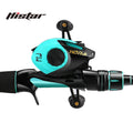 Histar Double Brake Reel Rod Combo Fast Action EVA Handle X Guide High Carbon Fishing Pole & Baitcasting Wheel Set
