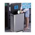 Household 40L Eco-Friendly Stainless Steel & PP Rectangular Open Top Storage Bucket for Home Use GUDE Brand