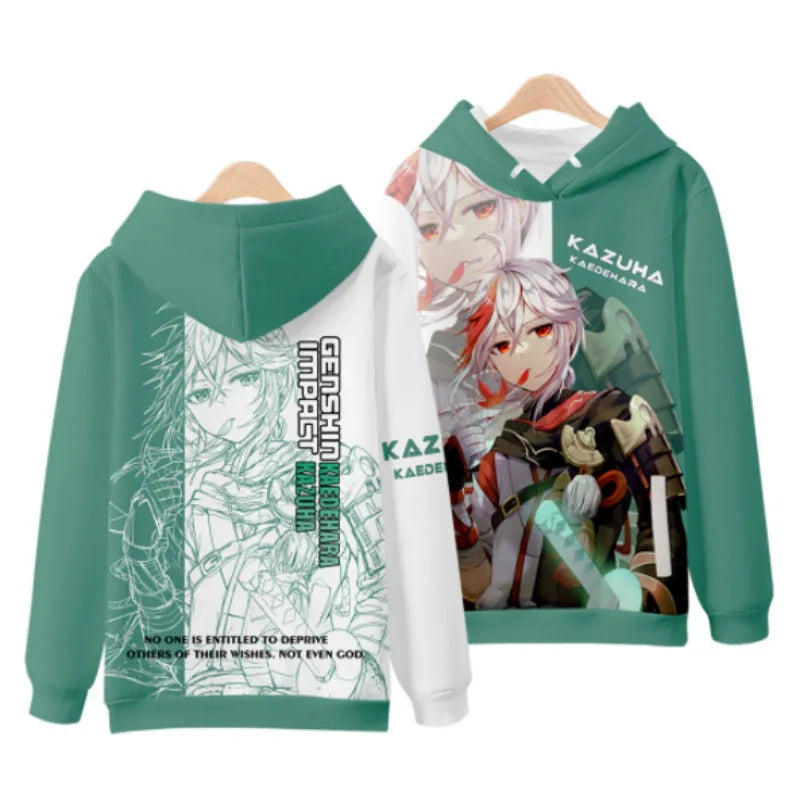 Fitspi Men's Clothing Casual Sweatshirt 3d Digital Printinggenshin Impact Couple Hoodie Sweatshirt Wholesale