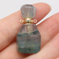 Hongzhuo Fluorite Necklace Diffuser Perfume Bottle Pendant Gift for Girls