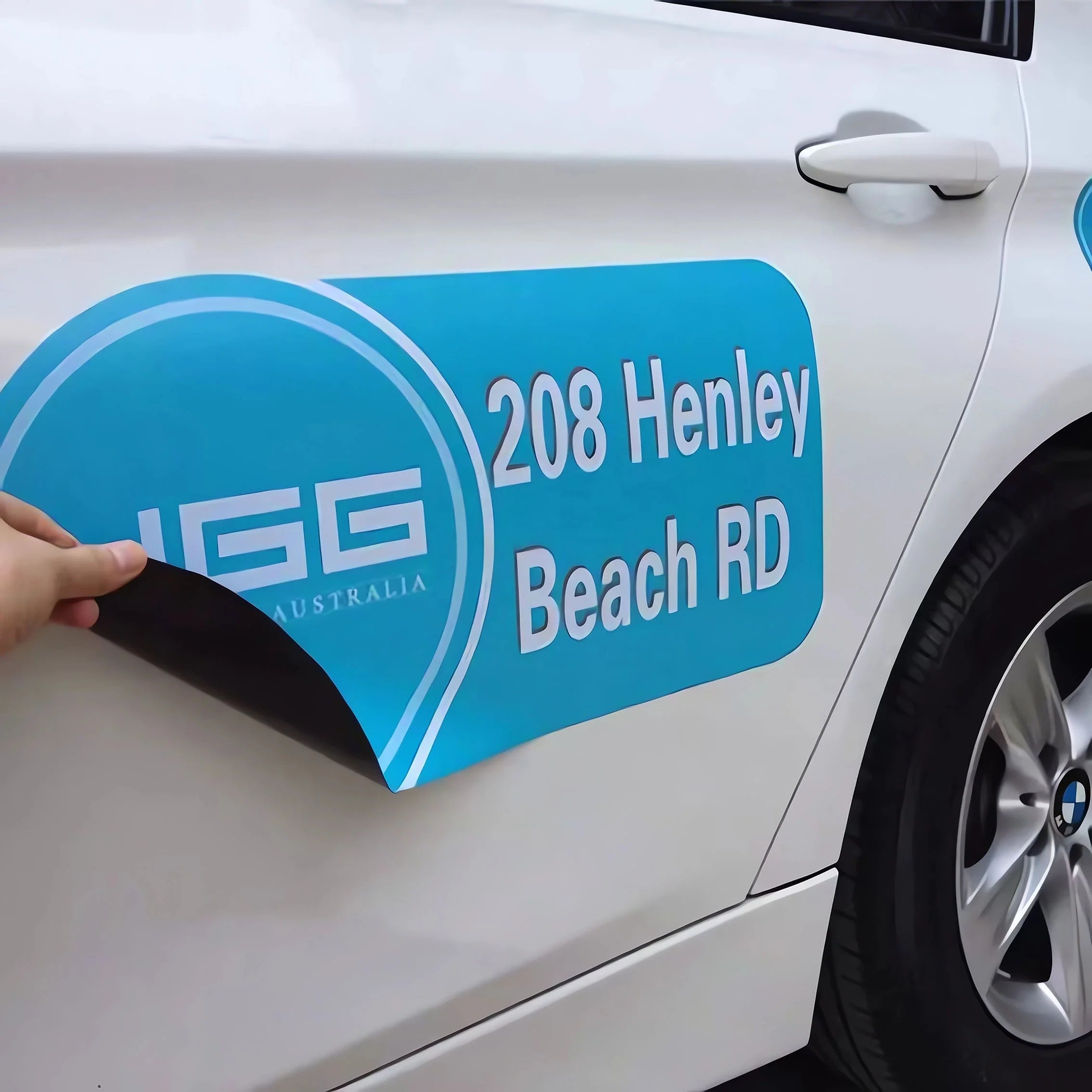 Customize High Quality Waterproof Advertising Logo UV Printing Magnetic Sticker for Car Door Decoration