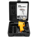 New 1/2" Double-hammer Pneumatic Air Impact Wrench With Socket 2-hammer for Car Tyre Repairing Maintenance 750nm Max. Torque MegaBDM