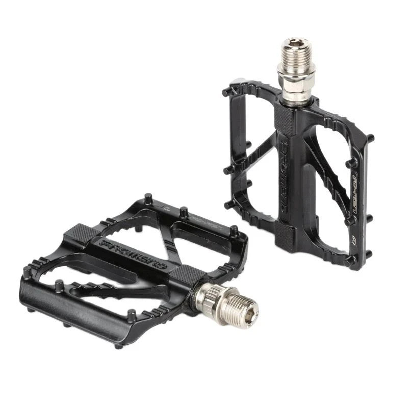 Lightweight 9/16\" DU Bearing Aluminum Flat Pedals for Road Bikes Mountain Bike MTB Cycling Pedal Platform
