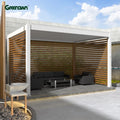 Motorized Aluminium Garden Bioclimatic Retractable Opening Louver Roof Pergolas System