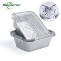 Rectangular Disposable Aluminum Foil Food Container Blister Process Eco-Friendly Baking Loaf Bread Pan