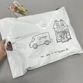 Guangzhou Wholesale Packaging Plastic Mailing Mail Bags Custom Logo White Clothes Poly Shipping Bags With Handle