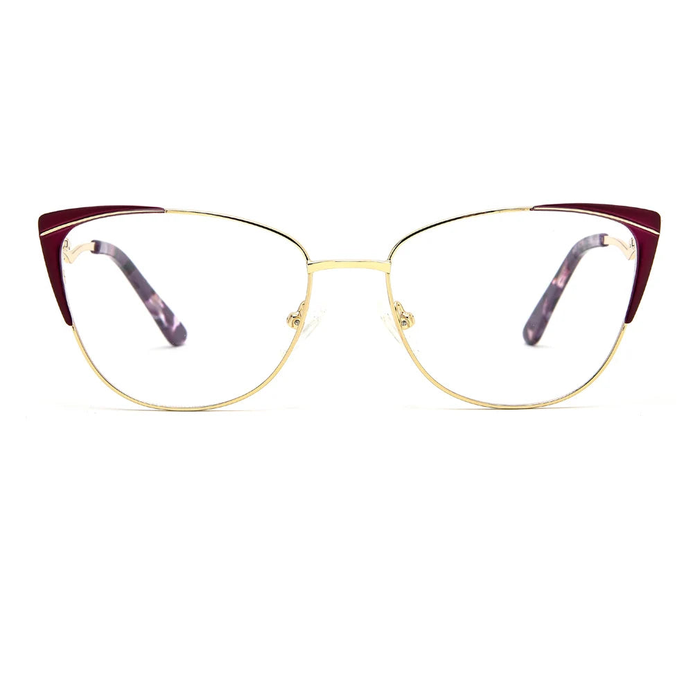 Fashion Custom Designer Unisex Solid Round Brand Name Glasses Optical Eyeglasses Frames