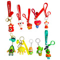 3D PVC Keychains Custom Slogans Waterproof Rubber Keychains Corporate Trade Show Giveaways Factory Bulk Supply