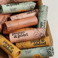 Eco-Friendly 0.2 Oz Biodegradable White Kraft Cardboard Plastic-Coated Packaging Deodorant Push-up Paper Tube Perfume Cosmetics