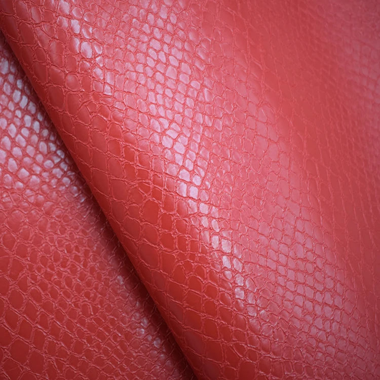 Synthetic Snake Skin Embossed PU Leather for Bag Shoes Wallet Craft Luggage for Upholstery and Accessories