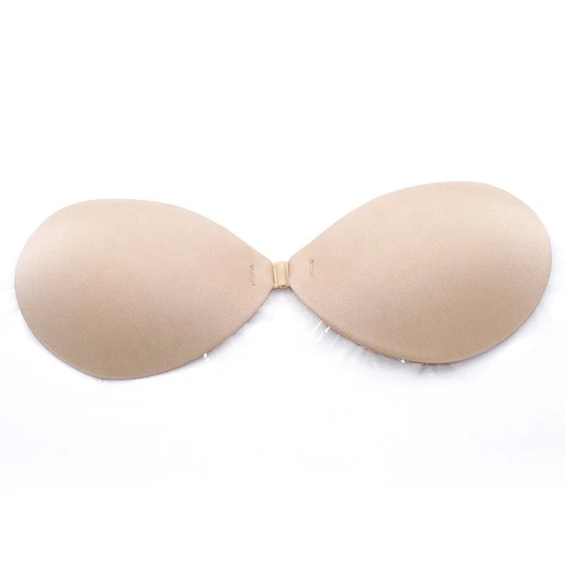 Adhesive Sponge Sticky Bra Invisible Push up Bra Strapless Backless Bra for Women