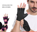 Unisex Neoprene Mitts with Custom Logo Half-Finger Sports Gloves for Weight Lifting Gym Fitness Men and Women
