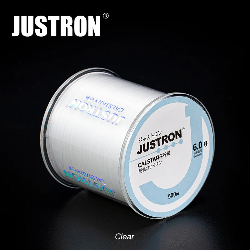 High-quality 500M Nylon Line From JUSTRON with Strong Tensile Strength That Can Withstand Continuous Pulling