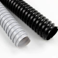 LKESS Black Corrugated Spiral Flexible PVC Industrial Water Suction Hose 20m