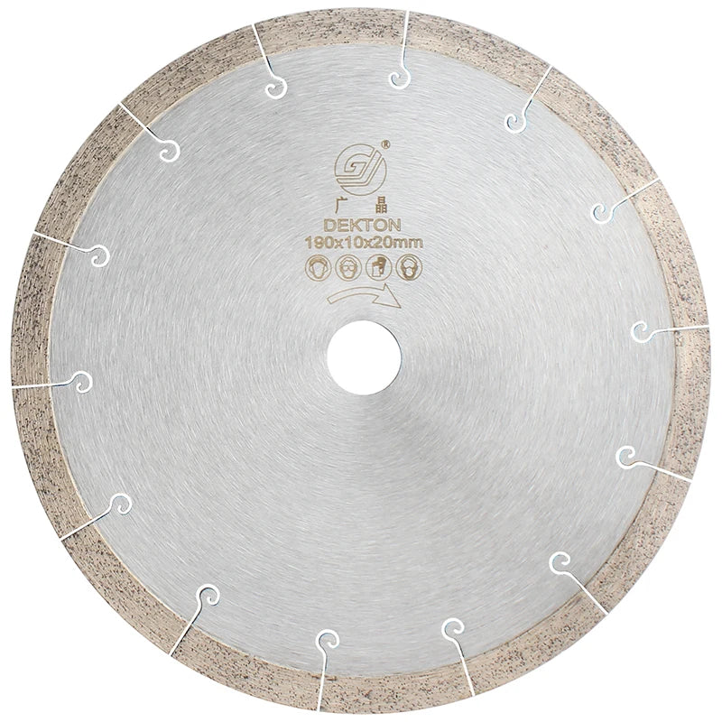 Factory Wholesale European Quality 7.5 Inch 190mm Diamond Dekton Saw Blade for Tile Ceramic Rock Slab Cutting