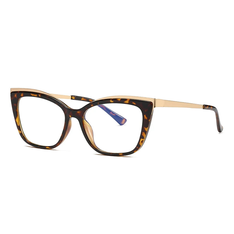 New Design Glasses Frame With Blue Light Filter Fashion Optical Frames for Women LOGO OEM Eyewear UV400
