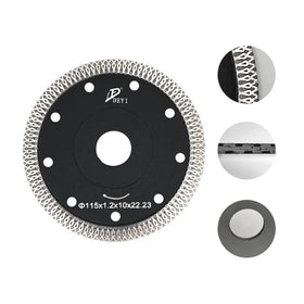 DEYI Hot Pressed X Mesh Turbo Diamond Blade Dry/wet Diamond Saw Blade Cutting Disc 115mm/4.5