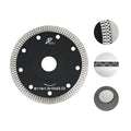 DEYI Hot Pressed X Mesh Turbo Diamond Blade Dry/wet Diamond Saw Blade Cutting Disc 115mm/4.5" for Ceramic Tile Marble and Dekton