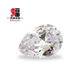 Baifu Jewelry Pear CZ Wholesale Price Stones Loose White Pear Cut Zirconia
