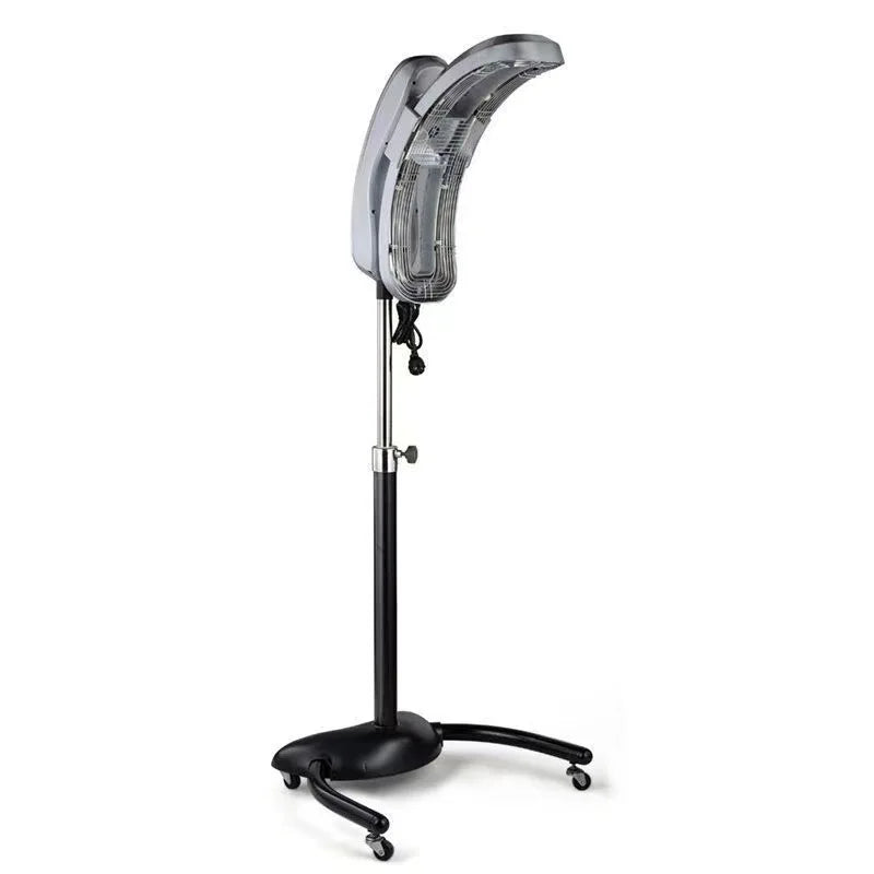 Modern Metal Salon Hair Heater Dryer Rotating 360 Degrees Standing Hair Processor for Barbershop