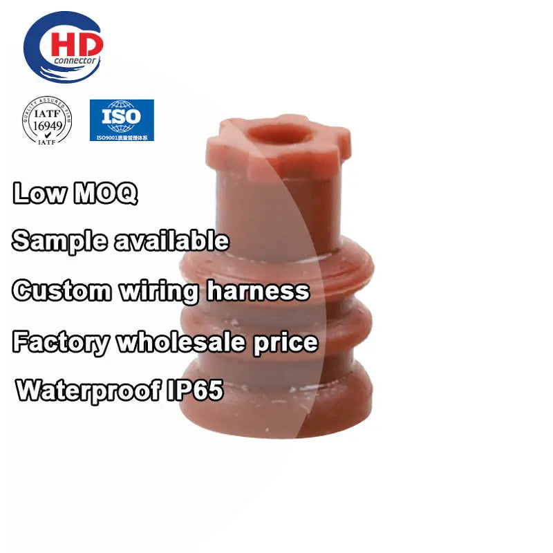 HAIDIE Connector Electrical Silicone Plug Wire Rubber Seal RS220-04100 RS300-01100 RS680-02000