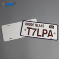 Popular 1mm Thickness 15*30cm  Aluminum White Blank License Plate for Sublimation