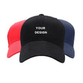 High Quality Custom Logo Puff Printing Unisex Sports Mesh Trucker Hat with 100% Cotton for Outdoor & Beach Use