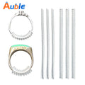 2 Sizes 3mm 5mm Jewelry Sizer Mandrel for Making Jewelry Guard Spacer Fitter Spiral Silicone Ring Size Adjuster for Loose Rings
