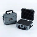 GLARY Rugged Hard Gun Case Organizer with Foam Outdoor Tactical Hand Gun Case Box Portable Gun Equipment Carrying Case Box