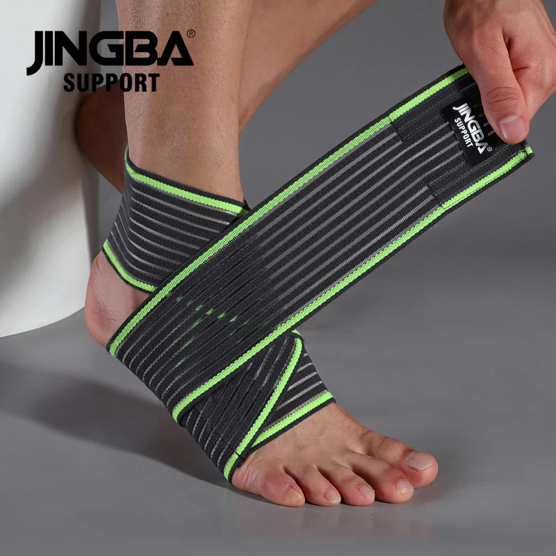 JINGBA Manufacturer Wholesale Fashion Design Quality Detachable Customized Compression Ankle Wrap Support for Men and Women