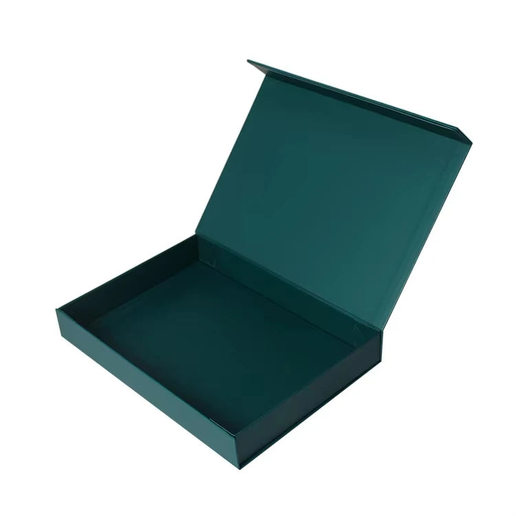 Eco Friendly Cardboard Magnetic Closure Custom Black Shoe Foldable Gift Box Logo Embossing Matt Lamination Recyclable Rigid