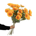 Manufacturer Direct Sales Small Single Branch 3-head Sunflower Artificial Flower for Graduation and Home Decoration