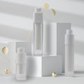Empty Double Wall Airless Bottle 15ml 30ml 50ml ABS Cap Customize Frosted Color and logo Airless Bottle