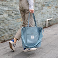 Ins Style Multi Used Portable Organic Cotton Canvas Shoulder Tote Messenger Crossbody Bag