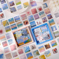 New Exquisite Photo Collection Sticker Dream Oil Painting DIY Hand Account Sticker Decoration 200 Pieces