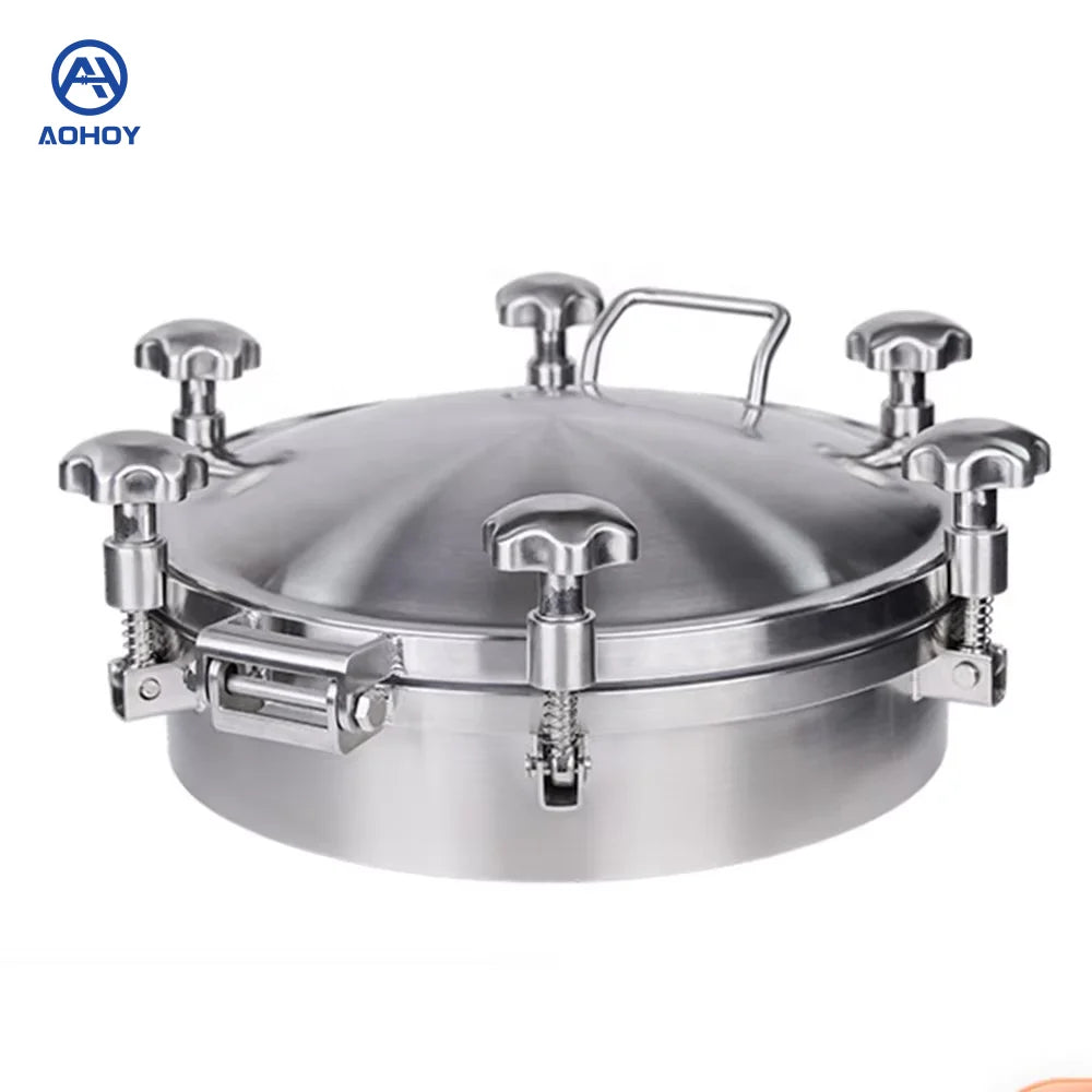 Aohoy Bulk Orders OEM Factories High Pressure Vessel Stainless Steel tank Manhole Manway Cover Supplier