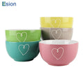 Ceramic Factory Cheap 5.5''custom Glazed Ceramic Bowls Ceramic Soup Noodles Bowls Fruit Bowl