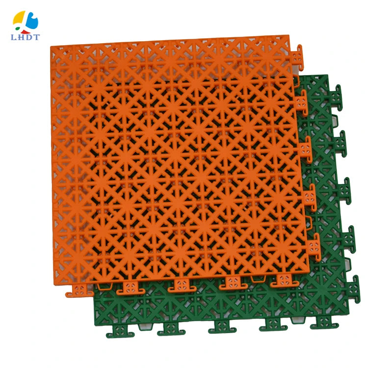 Linghan Sports Outdoor Basketball Court Flooring Garage Floor Tiles Mat Tiles Sports Flooring Outdoor Tiles