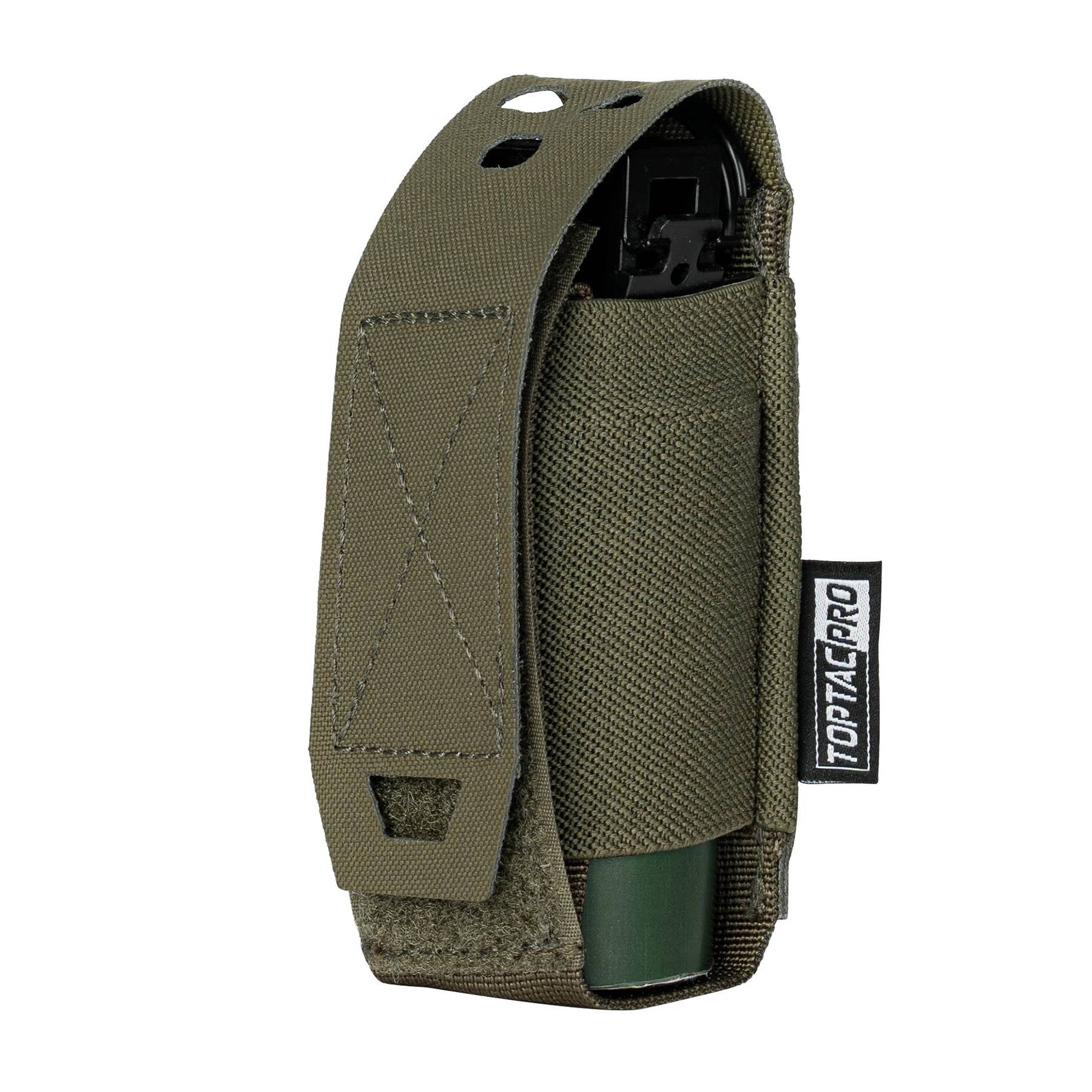 TOPTACPRO 500D Cordura MOLLE Pouch Mag Pouch Flash Bang Pouch Tactical Flashlight Holder