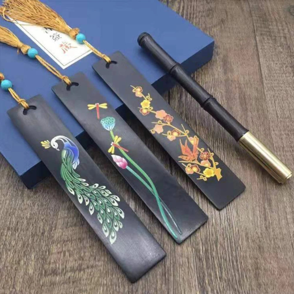 2026 Custom Print Back to School Laser Wood Engraving Gift Promotional Wood Bookmark