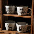 Newest Product Japanese Household Drinking Cup Office Coffee Mug Retro Creative Ceramic Cup