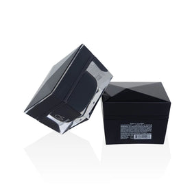 1oz square Mat Black Cosmetic Cream Jar Luxury Acrylic Jars for Scrub