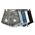 Super Hot 5colors Denim Short Jeans Ladies Ripped Short Pants Women Sexy Pencil Jeans Shorts