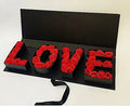 Zexwrap New Clamshell Design LOVE IOU Creative Gift Flower Bouquet Box for Rose